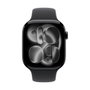 Apple Watch Series 11 42mm Aluminio Negro con Correa Deportiva Negra S/M