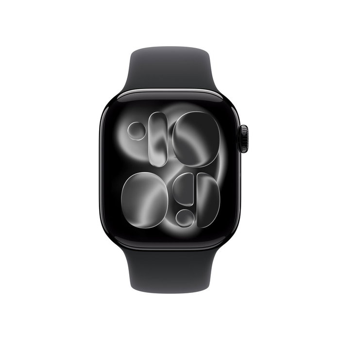 Apple Watch Series 11 42mm Aluminio Negro con Correa Deportiva Negra S/M