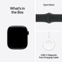 Apple Watch Series 11 42mm Aluminio Negro con Correa Deportiva Negra S/M