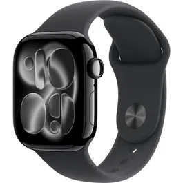 Apple Watch Series 11 GPS 42 mm Caja Aluminio Negro Azabache Correa Deportiva Negra Talla S/M MEQT4ZRA