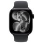 Apple Watch Series 11 GPS 42mm Aluminio Negro con Correa Deportiva Negro S/M - 64GB WiFi Reloj Inteligente con GPS y Pantalla Retina OLED