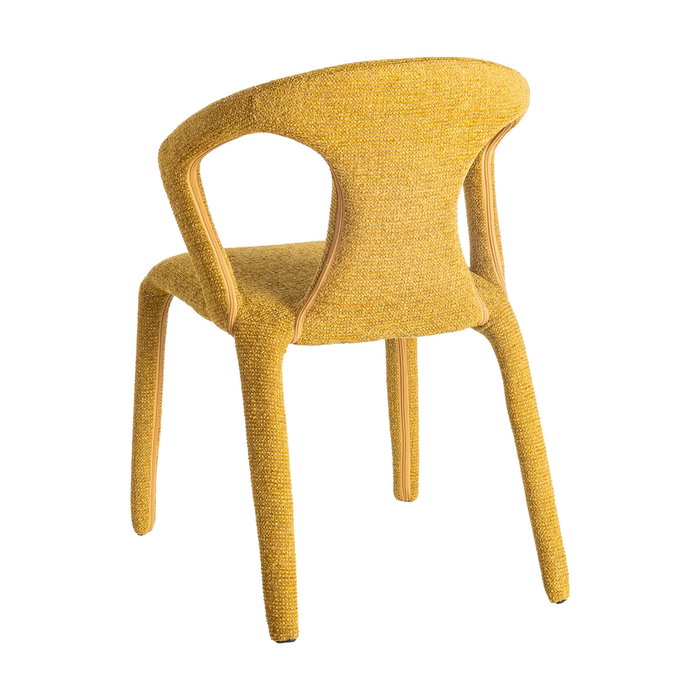 Silla Jaspeado Mostaza Tejido Contract 52,50 X 59 X 79 cm (Set de 2) Silla Jaspeado Mostaza Tejido Contract 52,50 X 59 X 79 cm (Set de 2)