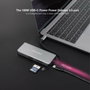 Nanocable Hub USB-C 9 en 1 con 2xHDMI 4K, 3xUSB-A, RJ45 y PD 100W - Gris