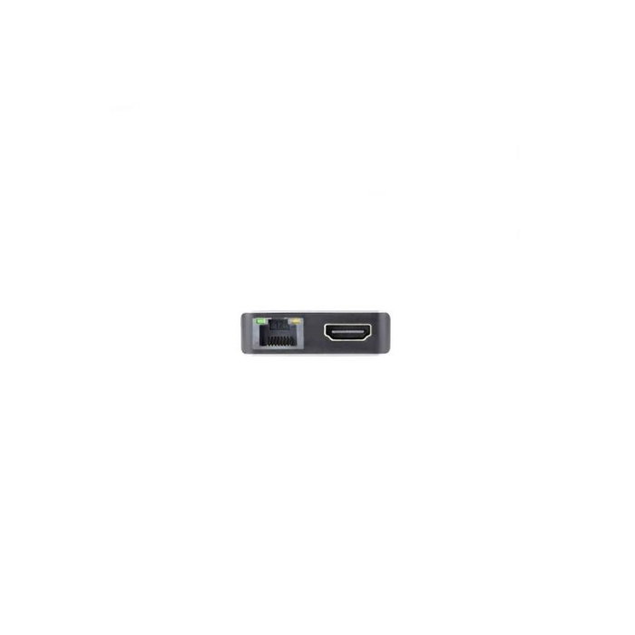 Nanocable Hub USB-C 9 en 1 con 2xHDMI 4K, 3xUSB-A, RJ45 y PD 100W - Gris