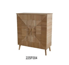 DKD Home Decor Aparador Olivia Marrón Claro