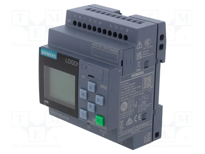 SIEMENS LOGO!8 Relé programable 10A 24V AC/DC SIEMENS LOGO!8 Relé programable 10A 24V AC/DC