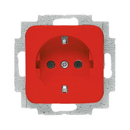 BUSCH-JAEGER 20 EUC-217-101 Schuko Rojo