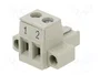 WIELAND Bloque de bornas desmontable hembra 12A gris