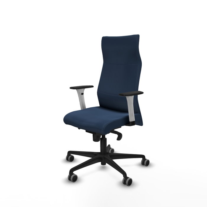 PIQUERAS Y CRESPO Sillón Albacete Azul Marino con Mecanismo Sincro PIQUERAS Y CRESPO Sillón Albacete Azul Marino con Mecanismo Sincro