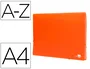 Liderpapel Carpeta clasificadora de fuelle naranja fluor 13 departamentos DIN A4