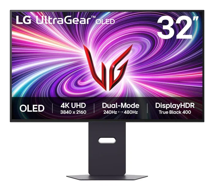 LG Monitor Gaming UltraGear 32GS95UV-B OLED 32 Pulgadas 4K UHD Dual Mode 240Hz/480Hz 0.03ms