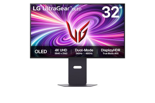 LG Monitor Gaming UltraGear 32GS95UV-B OLED 32 Pulgadas 4K UHD Dual Mode 240Hz/480Hz 0.03ms