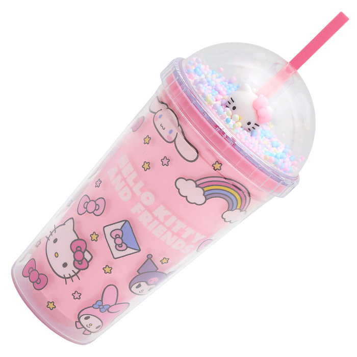 Hello Kitty Taza con pajita de 450 ml