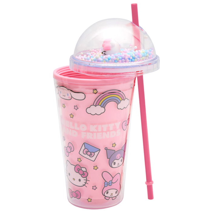 Hello Kitty Taza con pajita de 450 ml