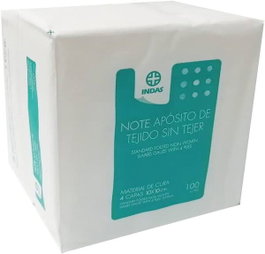 INDAS Gasas TNT No Estériles 7,5x7,5 cm, 100 unidades