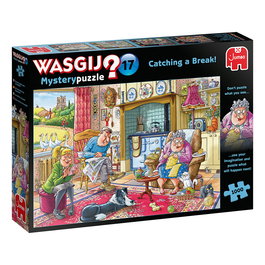 Jumbo Spiele Wasgij Mystery 17 1000 Piezas Puzzle - "Friede, Freude, Eierkuchen" (19175) para Adultos