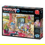 Jumbo Spiele Wasgij Mystery 17 1000 Piezas Puzzle - "Friede, Freude, Eierkuchen" (19175) para Adultos