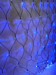 DKD Home Decor Guirnalda de Luces LED Azul 300 Bombillas IP44