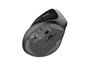 Natec Crake 2 Mouse Vertical Inalámbrico Ergonómico para Zurdos, 2400 DPI, 6 Botones, Bluetooth 5.2/2.4 GHz