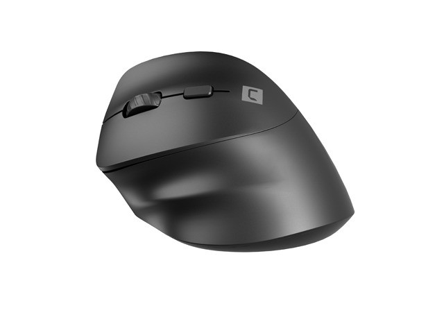 Natec Crake 2 Mouse Vertical Inalámbrico Ergonómico para Zurdos, 2400 DPI, 6 Botones, Bluetooth 5.2/2.4 GHz
