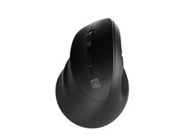 Natec Crake 2 Mouse Vertical Inalámbrico Ergonómico para Zurdos, 2400 DPI, 6 Botones, Bluetooth 5.2/2.4 GHz