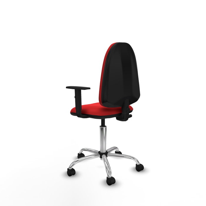 PIQUERAS Y CRESPO Silla de oficina Aýna Rojo con Brazos 1D PIQUERAS Y CRESPO Silla de oficina Aýna Rojo con Brazos 1D