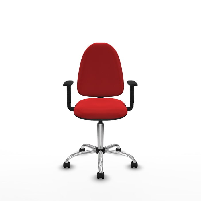PIQUERAS Y CRESPO Silla de oficina Aýna Rojo con Brazos 1D PIQUERAS Y CRESPO Silla de oficina Aýna Rojo con Brazos 1D