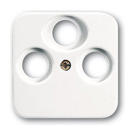 BUSCH-JAEGER 1724-0-1754 Zentralscheibe Antena 3-fach UP alpinweiss