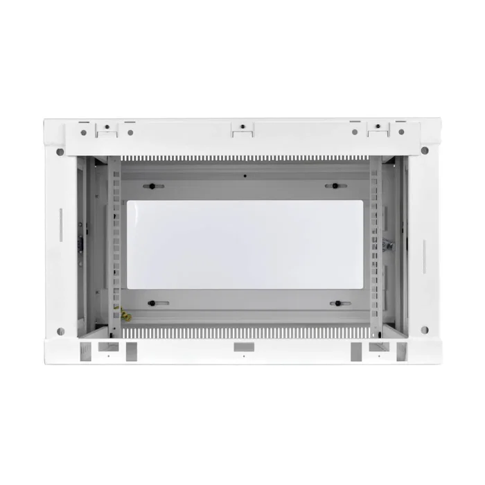 Tripp Lite SRW6UWG Gabinete Rack 6U de Pared, Blanco, 19", con Ventana de Acrílico, Cerradura, 91 kg de Capacidad, para Switch/Equipo de Red, Incluye Rieles