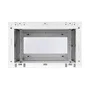 Tripp Lite SRW6UWG Gabinete Rack 6U de Pared, Blanco, 19", con Ventana de Acrílico, Cerradura, 91 kg de Capacidad, para Switch/Equipo de Red, Incluye Rieles