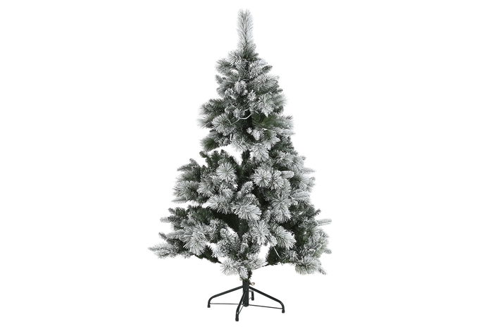 DKD Home Decor Árbol de Navidad Alpina Nevado Verde 96 x 150 x 96 cm