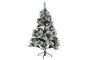 DKD Home Decor Árbol de Navidad Alpina Nevado Verde 96 x 150 x 96 cm