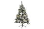 DKD Home Decor Árbol de Navidad Alpina Nevado Verde 96 x 150 x 96 cm