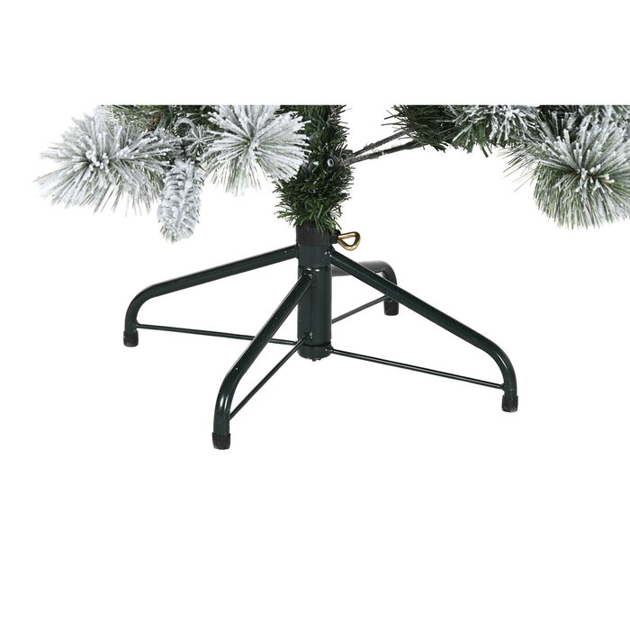 DKD Home Decor Árbol de Navidad Nevado con LED 150 cm