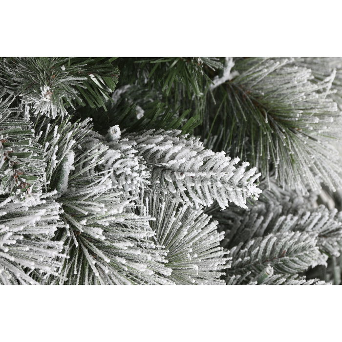 DKD Home Decor Árbol de Navidad Nevado con LED 150 cm