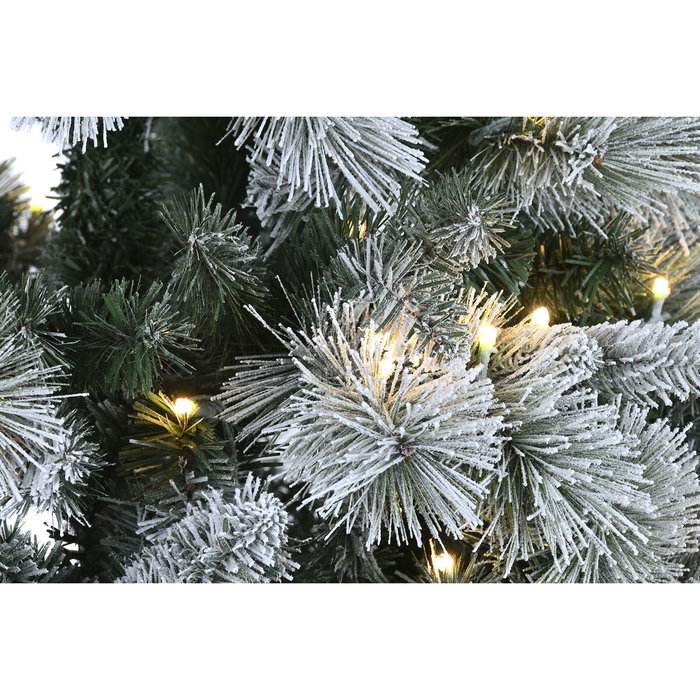 DKD Home Decor Árbol de Navidad Nevado con LED 150 cm