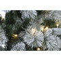 DKD Home Decor Árbol de Navidad Nevado con LED 150 cm