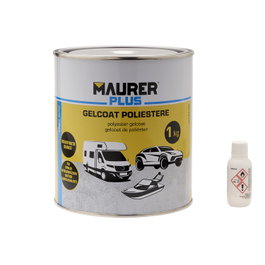 MAURER Gel Coat de Poliéster 1kg Blanco