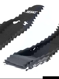 Recaro Pole Position FIA RC070980184 - Silla de Competición Bucket en Velour Negro para Piloto y Copiloto, Homologación FIA 8855-1999