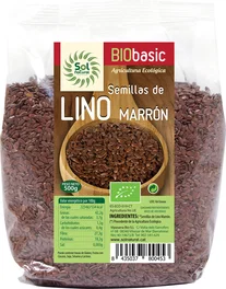 SOLNATURAL Semillas De Lino Marron Bio 500 G
