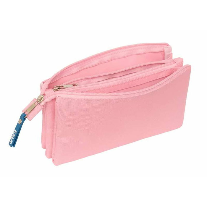 Safta Portatodo Triple El Pulpo Rosa 22x12x3 cm Safta Portatodo Triple El Pulpo Rosa 22x12x3 cm