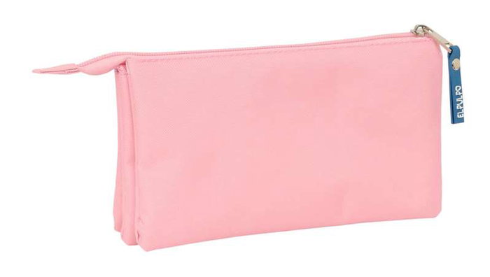 Safta Portatodo Triple El Pulpo Rosa 22x12x3 cm Safta Portatodo Triple El Pulpo Rosa 22x12x3 cm