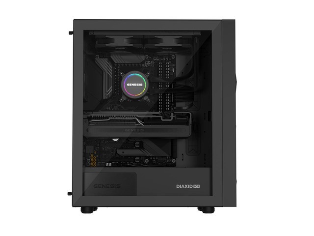 Genesis Diaxid 605F Midi Tower Negra con Ventana Genesis Diaxid 605F Midi Tower Negra con Ventana
