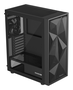 GENESIS 605F Midi Tower Negro PC Juego ATX Micro-ATX Mini-ITX con Ventana de Vidrio Templado y Filtro Anti-polvo