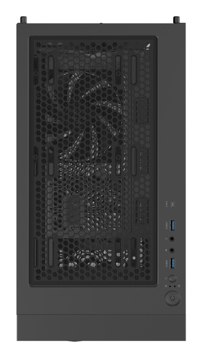 GENESIS 605F Midi Tower Negro PC Juego ATX Micro-ATX Mini-ITX con Ventana de Vidrio Templado y Filtro Anti-polvo