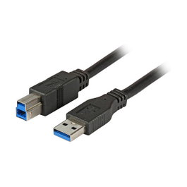 EFB Elektronik Cable USB A-B K5236.1 Premium 1m Negro