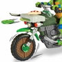 Famosa Figura Tortugas Ninja con Vehículo (Moto Sidecar o Moto Batalla)