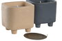 DKD Home Decor Vela de Cemento 9x9x9 cm, 120 g, Surtido de 2 Colores