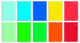 Bloc Pacsa Xtra Tapa Extra 4º 80H Cuadricula 3X3 60G Surtido (10 Col.) (Set de 5)