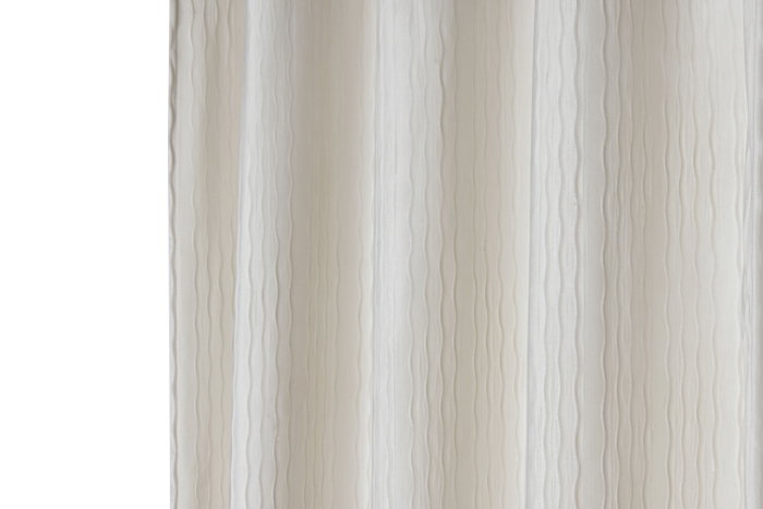 DKD Home Decor Cortina de Poliéster Crudo 140x260 con 8 Anillas